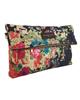 Sac à bandoulière - Christian Lacroix - Eden 4 Fleurs - Coton 100% - Bandoulière réglable - Marine