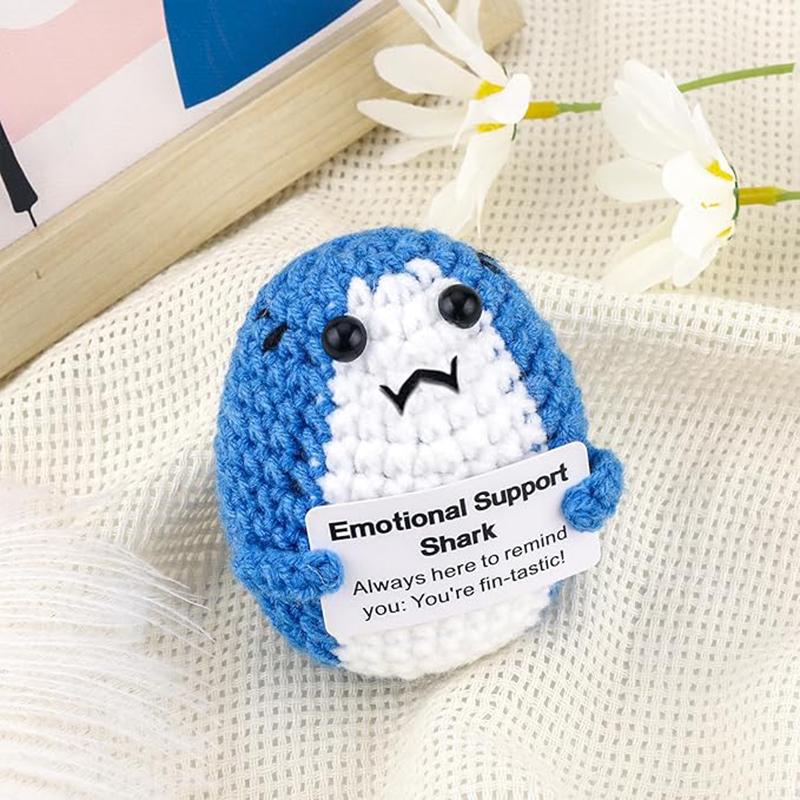 Häkeln Positive Energie Tier Mini Taschenkuss Handgemacht Plüsch Gestrickte Kartoffeln Handgewebt Schreibtischdekoration Weihnachtsdekoration