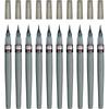 Pentel Brush Pen Pentel Brush Pigment Ultra Fine Black 10 Packs XFP5F (10)