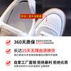 Genuine leather women's shoes 2025 new German training shoes autumn women's casual single shoes flat Forrest Gump shoes children's white shoes