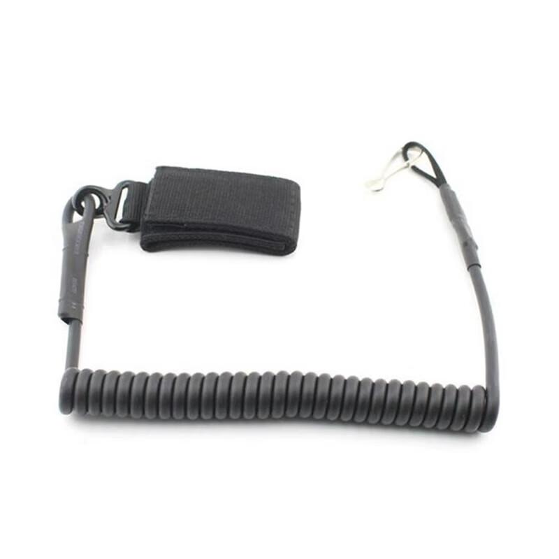 Tactical Retractable Steel Wire Lanyard