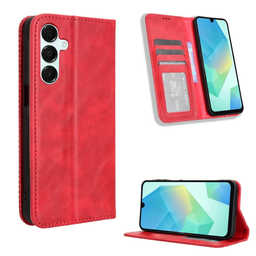 For Samsung Galaxy A17 4G/Galaxy A16 5G/Galaxy A16 4G/Galaxy A26 5G/Galaxy A17 5G Leather Case Wallet Stand Retro Texture Phone Cover