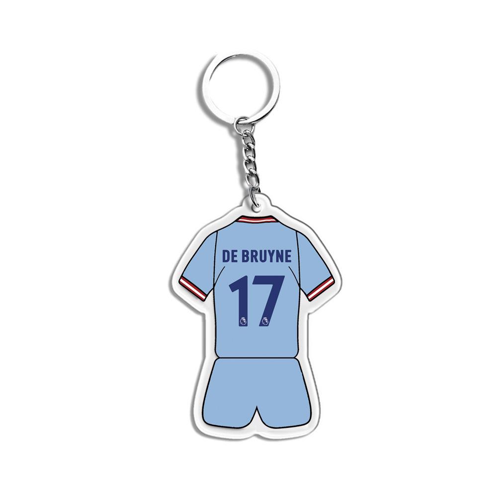 Porte-clés Joueur Étoile: Messi, Ronaldo, Neymar - Souvenirs et Cadeaux de Football en Acrylique