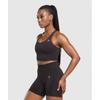 Gymshark Lift Nahtloses Midi-Tanktop Mit Körbchen Tiefe Lila Schwarz Melange B2c9q Pb1l