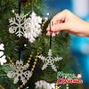 Skeleton Snowflake Tree Jewelry, With A Shape Paired With Snowflake Patterns, Suitable For Decoration And Adding A Unique Festive Atmosphere.