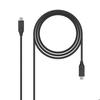 NANOCABLE 10.01.4101 Black USB-C 3.1 Cable (1 M) - - - NANOCABLE