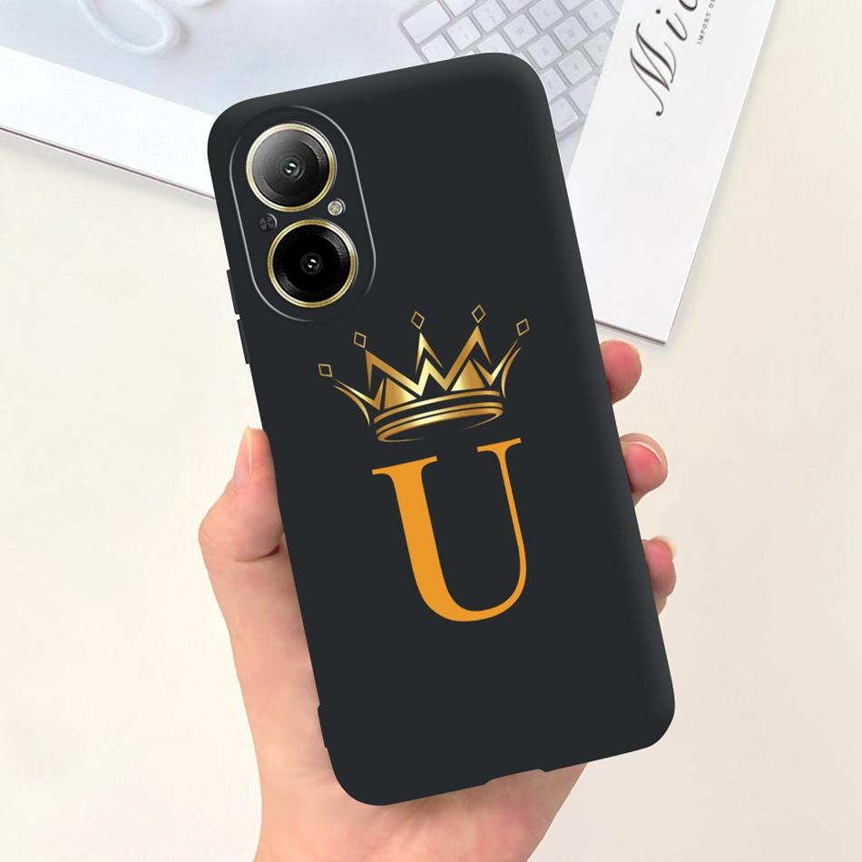 Fashion Letter Case For Realme C67 4G Soft Silicon TPU Protective Cover For RealmeC67 C 67 4G RMX3890 Phone Cases