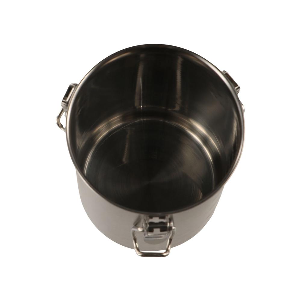 with Scale Stainless Steel Storage Tank Leak-Proof Grains Sealed Bucket  Cereal
