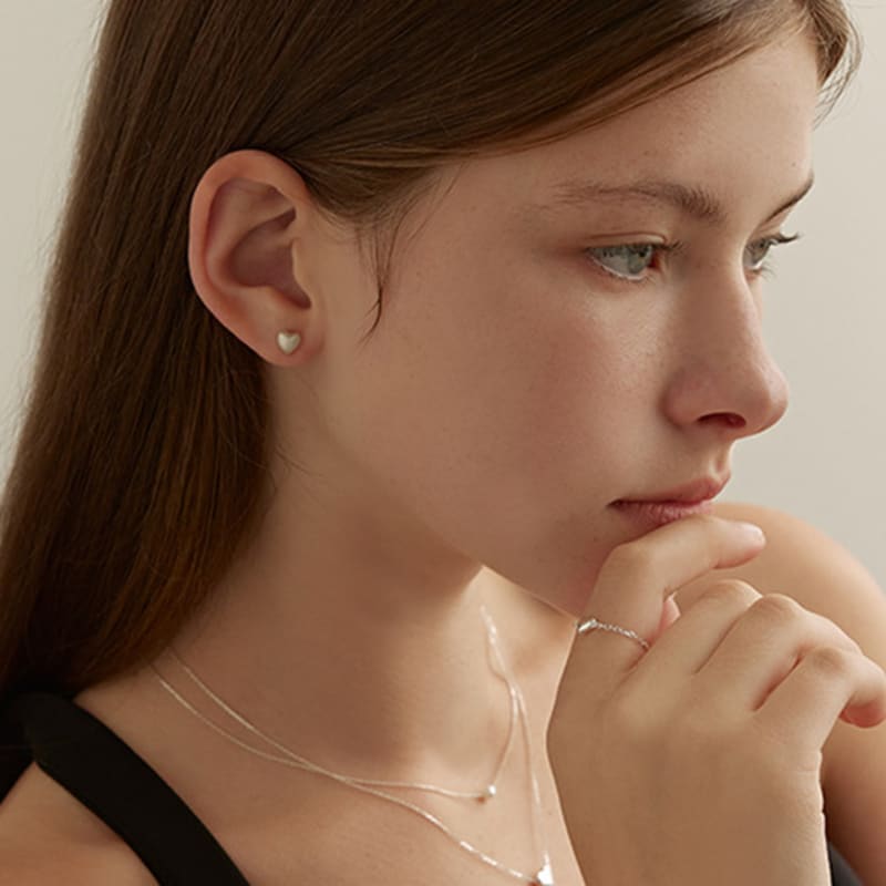 Life MINI Heart Earring