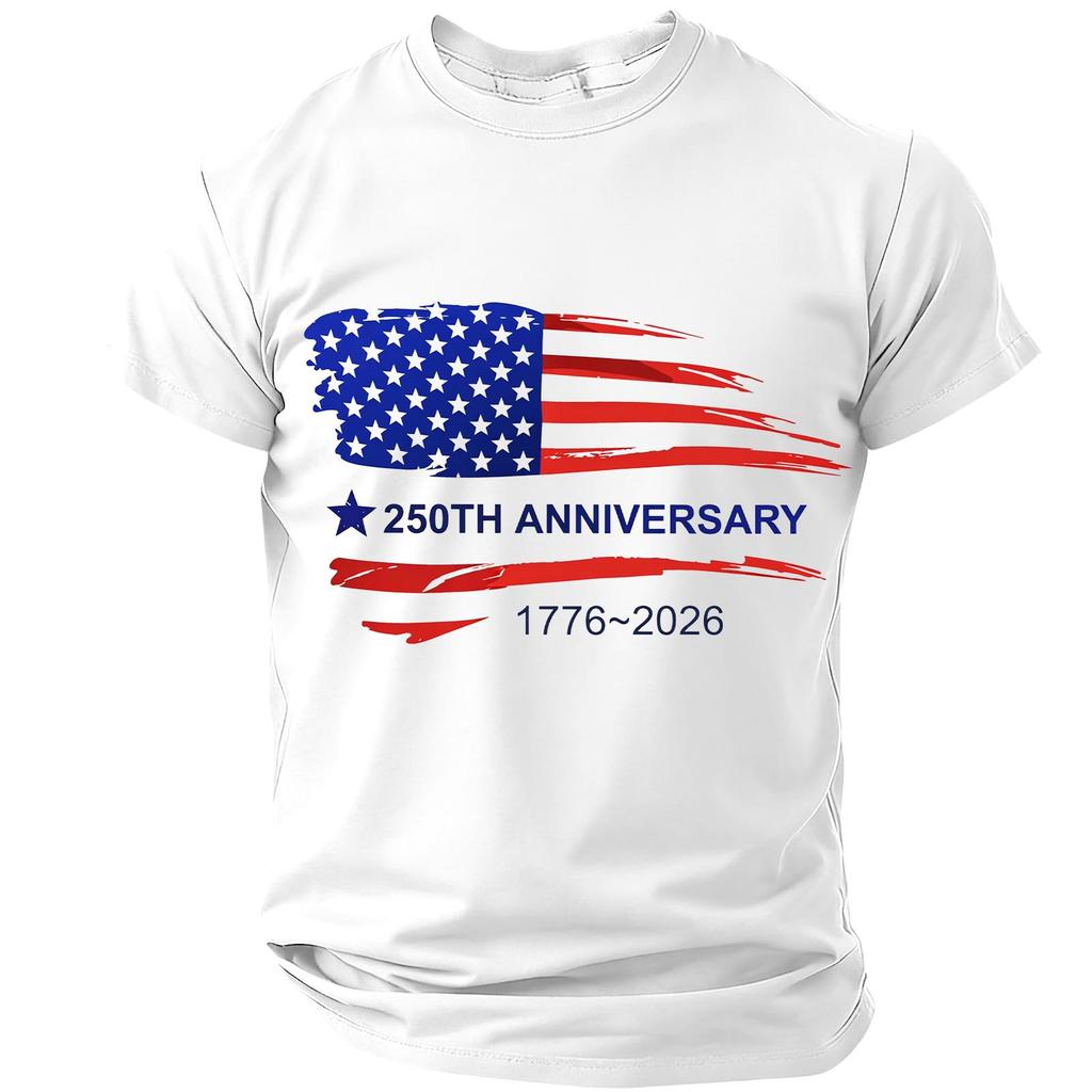 Men's Casual Round Neck Short Sleeve T-Shirt