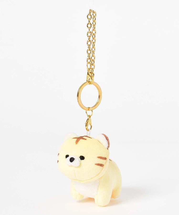 Accent Fluffy Friends Key Charm, Keychain, Bag Charm (Tiger)