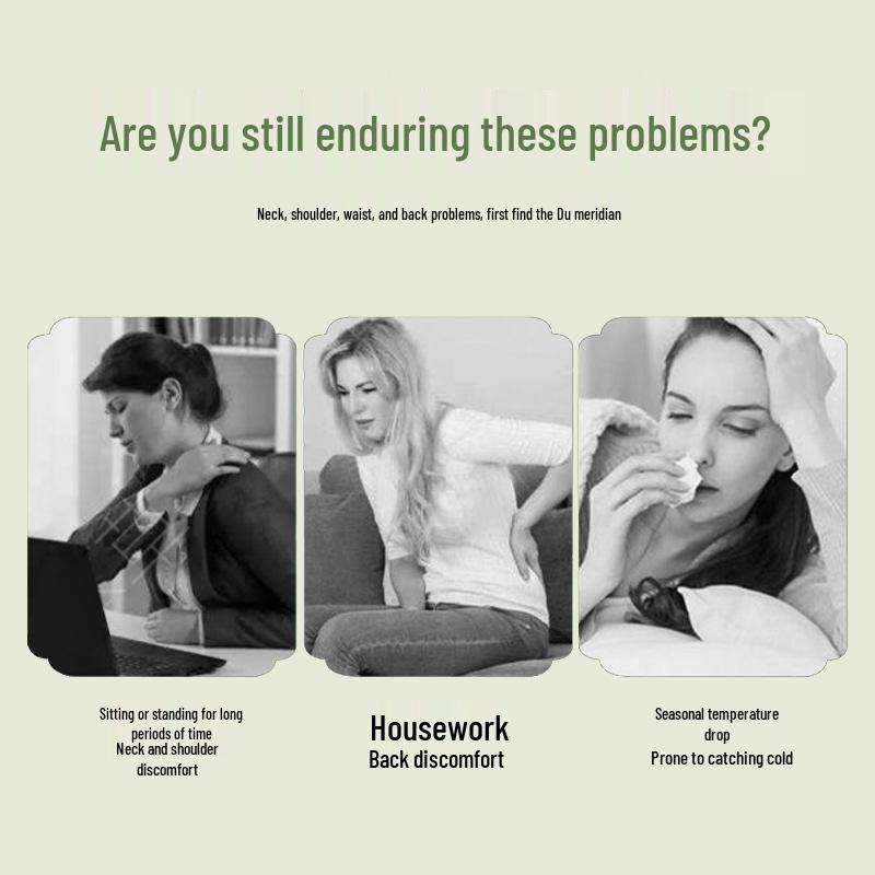 Plaster Rozgrzewający do Moksybucji 'Kość Smoka Feniks Meridian' Rozmiar Extra Duży na Kręgosłup, Talię i Plecy.