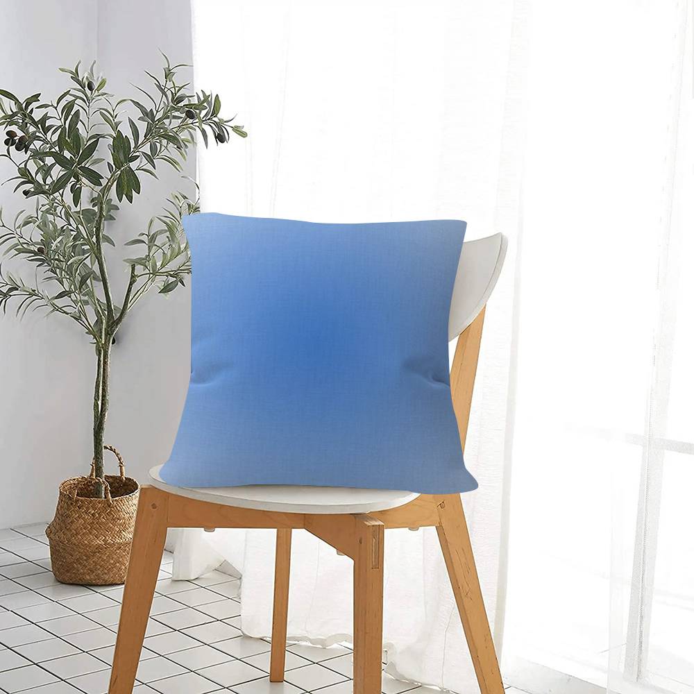 Beauty Blue Geometric Cushion Cover Inches Farmhouse Decor Home Throw Pillow Covers For Couch Decorations
