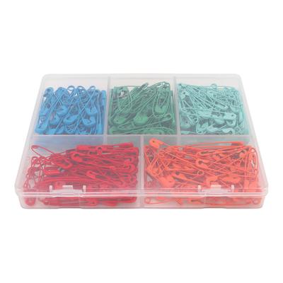 Safety Pins Steel Wire Safe Sturdy Colorful Combination Tag Pin for DIY Jewelry Making Orange