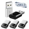 USB 3.0 To USBC Micro Adapter High-Speed USB TypeC Female To USB Type A Male Fast Charging Data OTG Adapter for Phone Converter 3