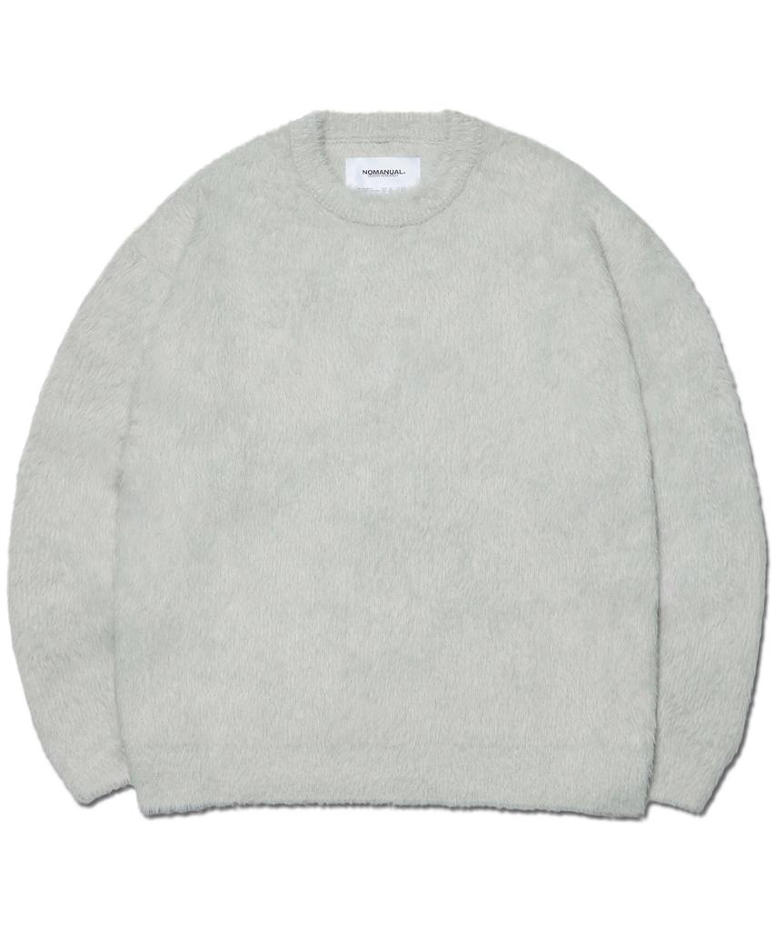 Nomaenyueol Fuzz Hairy Knit - Seafoam