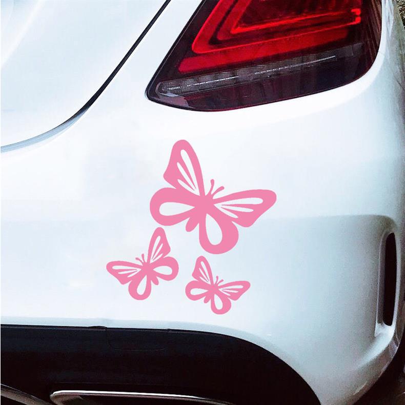 LYKX Car Stickers Butterfly Vinly Sticker for Auto Car Accessories Styling Butterfly Decals Car Decoration Accessories Decal