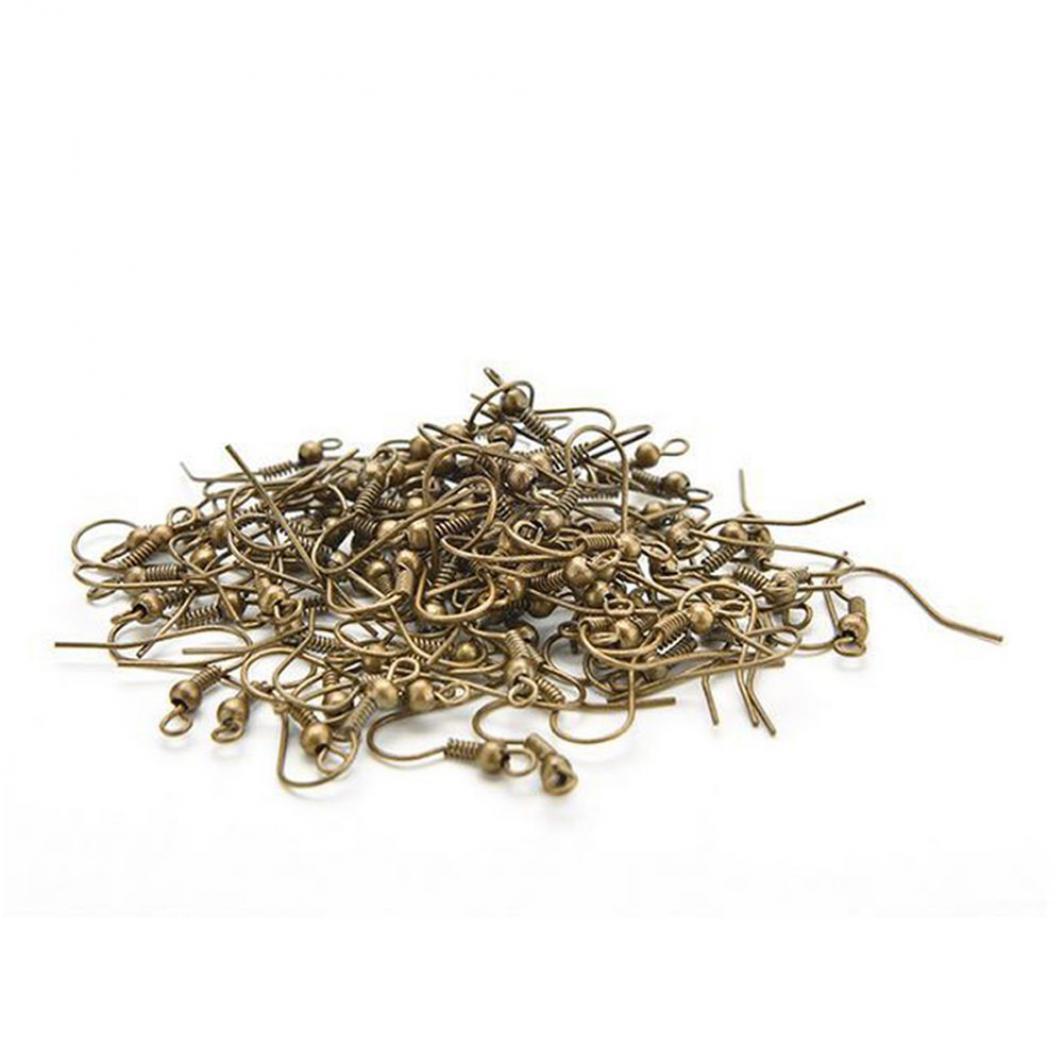 

Крючки для изготовления серёжек. 100 шт бронзовый