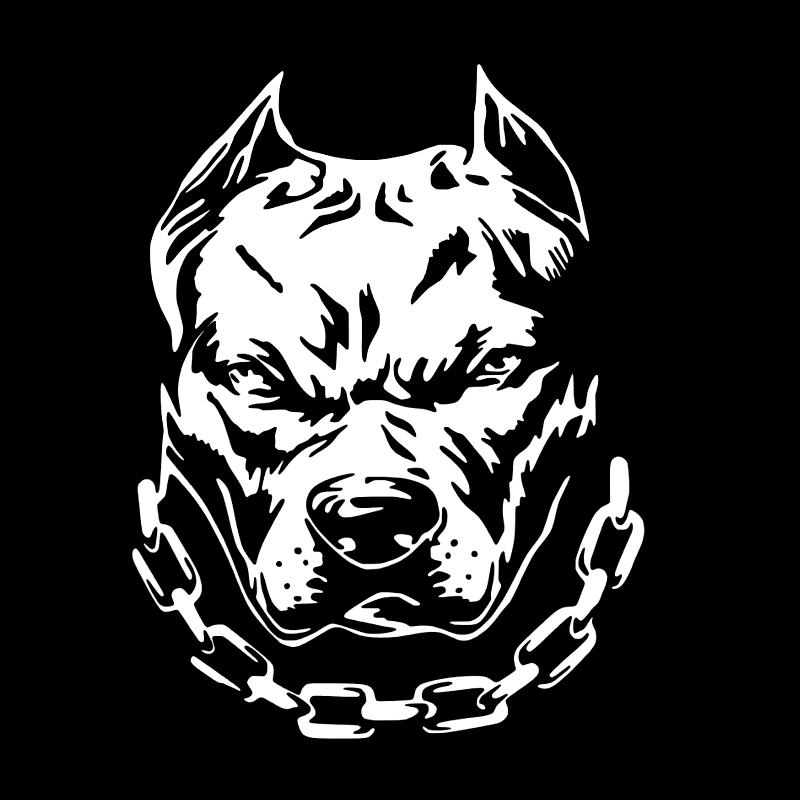CK21927# Adesivo per Auto Cane Pitbull Decalcomania Impermeabile in Vinile Adesivi Pegatinas Para Coche Accessori Auto