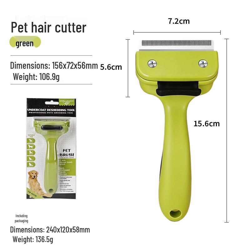 Pet De-shedding Comb for Dogs & Cats - Removes Loose Hair 92283/4