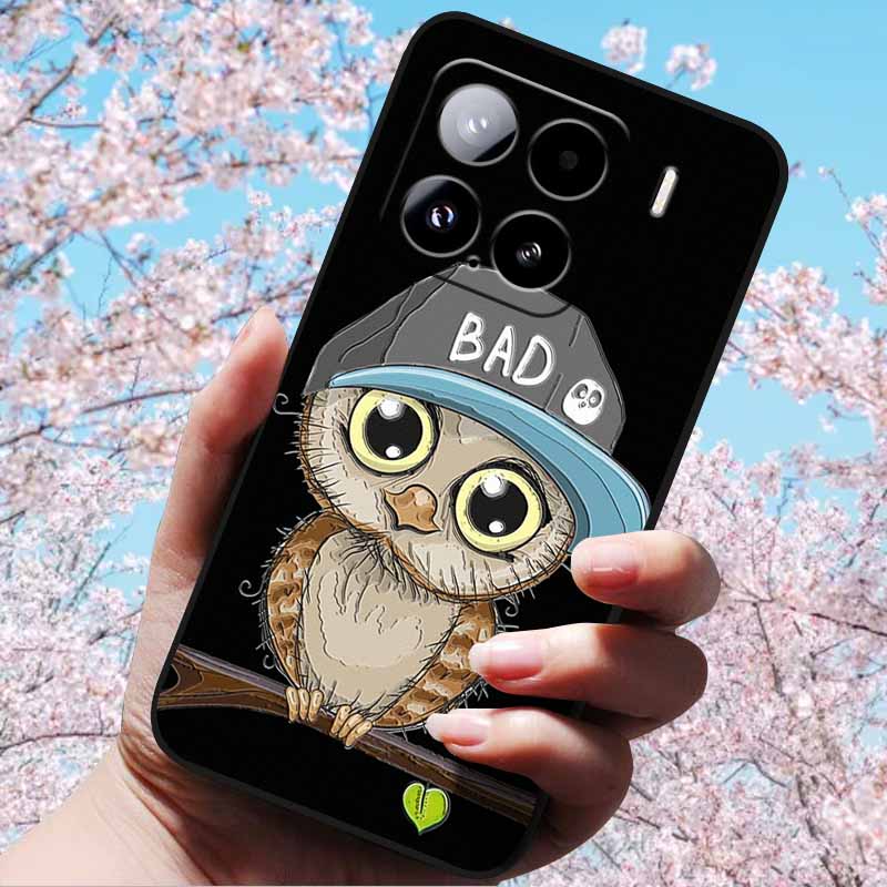 For Xiaomi 15 Pro 5G 6.73"Cases 3D Relief Soft Silicone Cover Retro Embossed for Xiaomi 15 5G Phone Mi 15pro 15 3D Soft TPU Case
