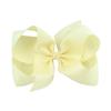 BABY BOWS 1Pcs 6inch Solid Colors Grosgrain Ribbon Hair Clips for Girls Large Hairpins Boutique Barrettes Kids Hair Accessories