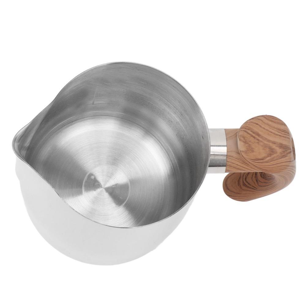 Dripless Spout Milk Frothing Cup 304 Stainless Steel Milk Frothing Pitcher Cappuccino Making серебряный