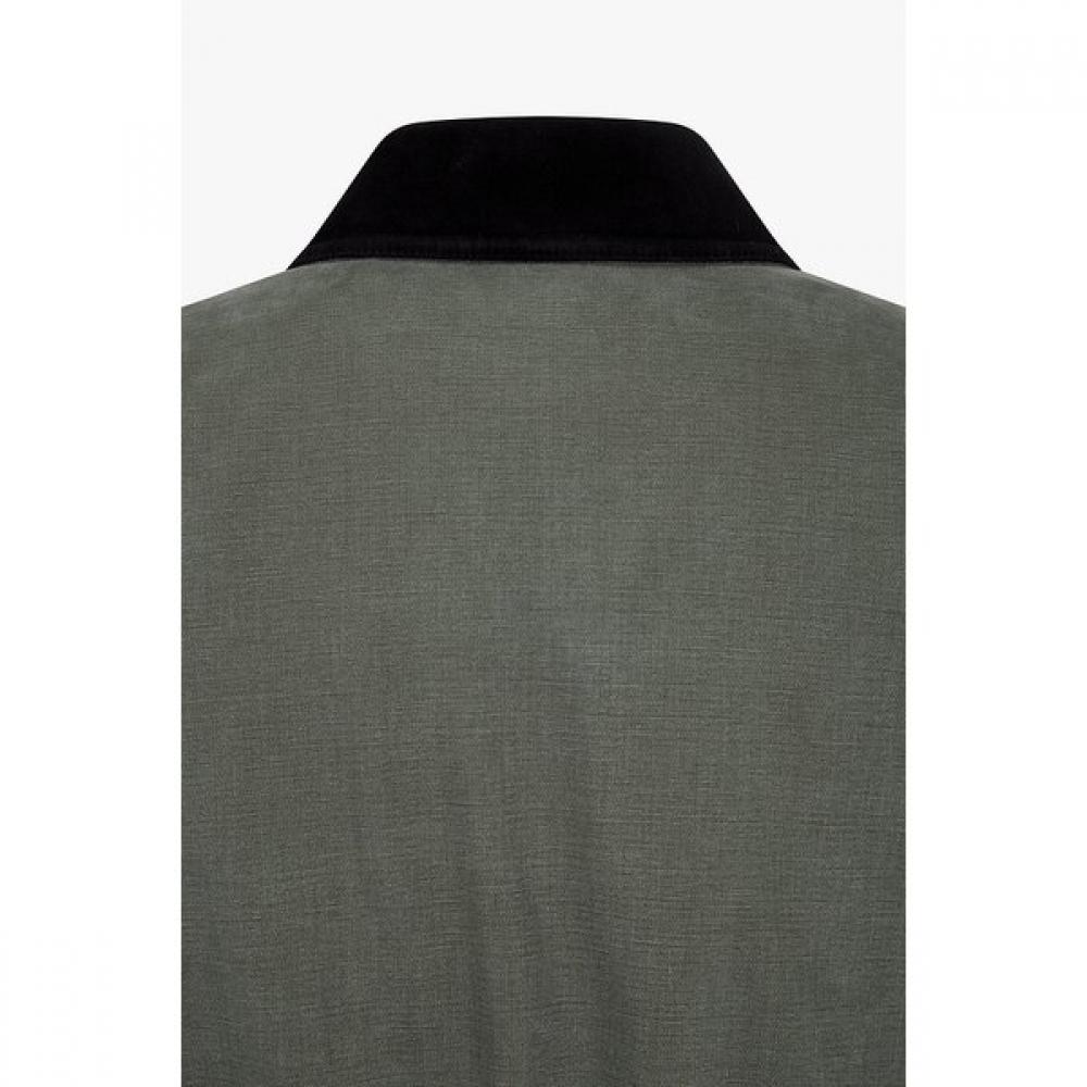 Studio Tomboy Contrast Collar Cotton Crop Jumper 9105413212