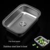 TLXT 304 Stainless Steel Sink-in-Sink Drain Basin