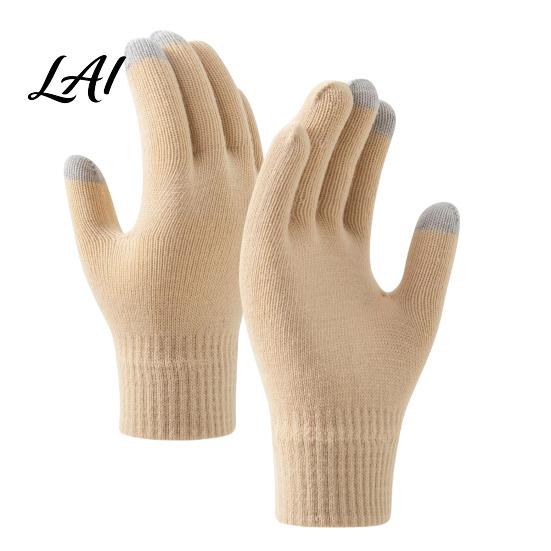 Daily Commuting Driving Gloves Knitted Touchscreen for Women Men Winter Warm Five Finger Gloves Mens Womens Thermal Cold Weather Texting And Outdoor