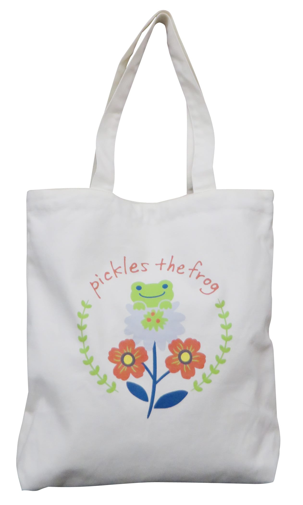 

Atelier Momo and Momo Pickles the Frog Tote Bag, Natural Color, Flower Print, PZ43682-41