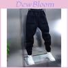Pantaloni Casual da Uomo Primavera Autunno con Vita Elasticizzata e Vestibilità Conica per l'Uso Quotidiano