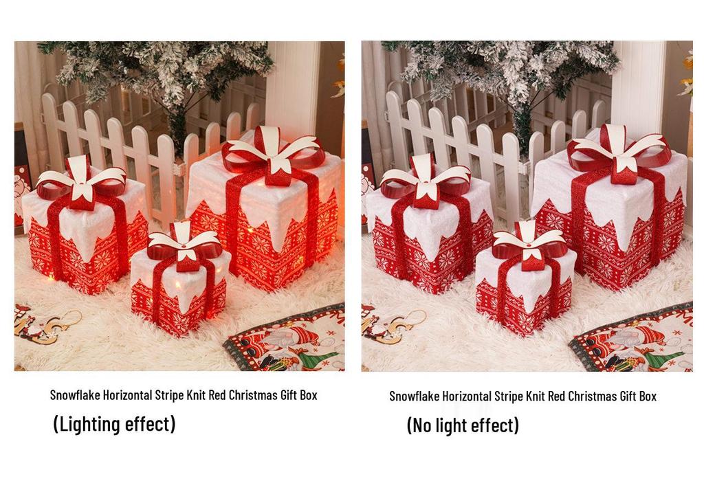 Christmas LED String Lights Gift Set: 3-Piece Decoration for Festive Party Atmosphere