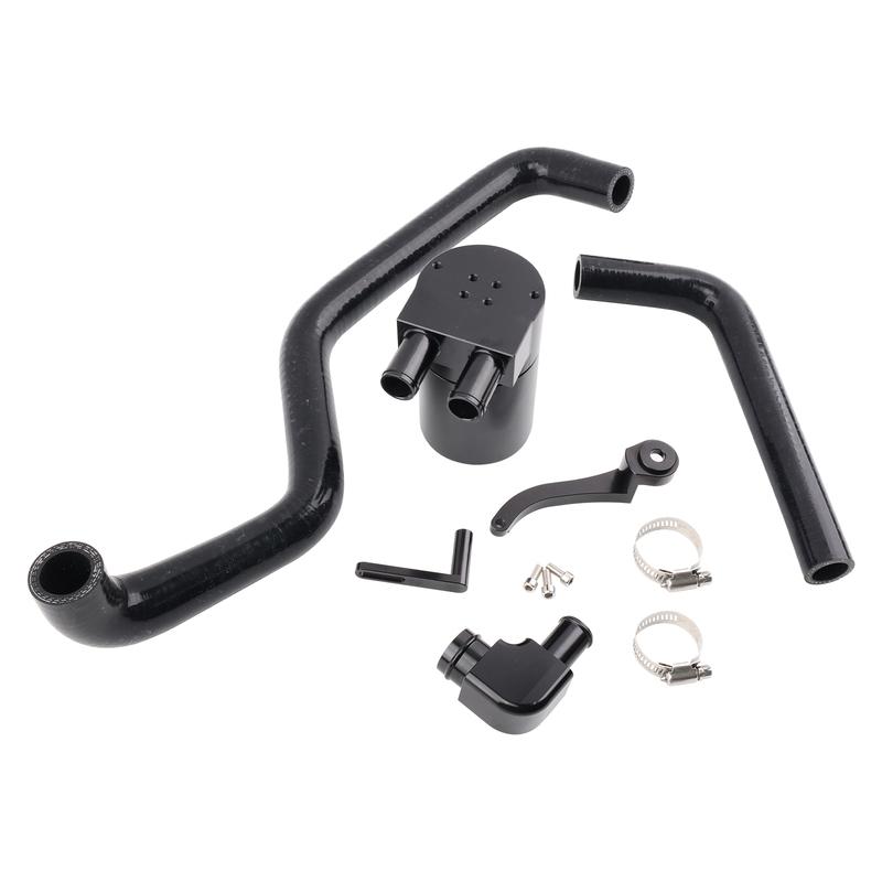 Oil Catch Can Breather Double-baffle W/ Bracket Pipe for BMW F20 F21 F22 F23 F30 F34 F32 F33 F36 130i 120i 125i 135i B46 B48