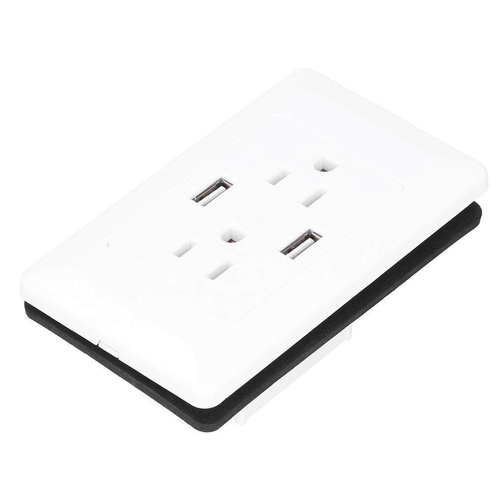 15A Wall Outlet Intelligent Electrical Socket Panel Concealed Installation