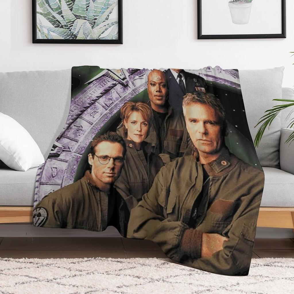 Stargate SG1 Throw Blanket Luxury St Moving Stuffeds Summer Blankets