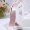 2.5cm Wide Silk Velvet Ribbon Double-sided Gift Wrap Tie  Floral Arrangements