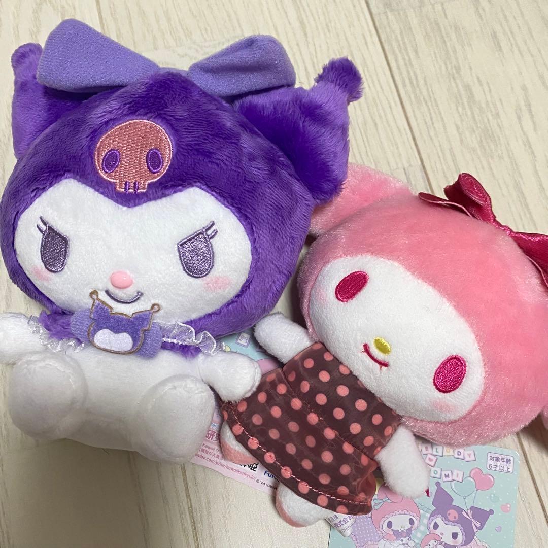 [New] My Melody Kuromi Plush Toy Set