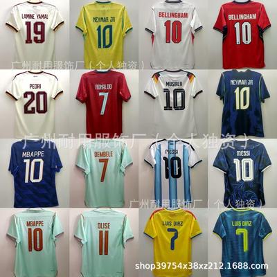 26 World Cup Spain Argentina France Jersey Yamal 10 Mbappe Brazil Football Jersey Player