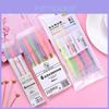 Colorful Double-headed Highlighter Set For School Office Supplies Cute Stationery
