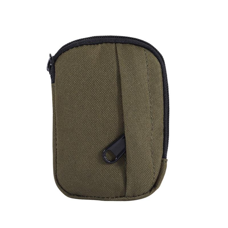 

New Mini Key Wallets Holder Men Coin Purses Pouch Small Pocket Keychain Zipper Case Out Door Pack Camo Bag