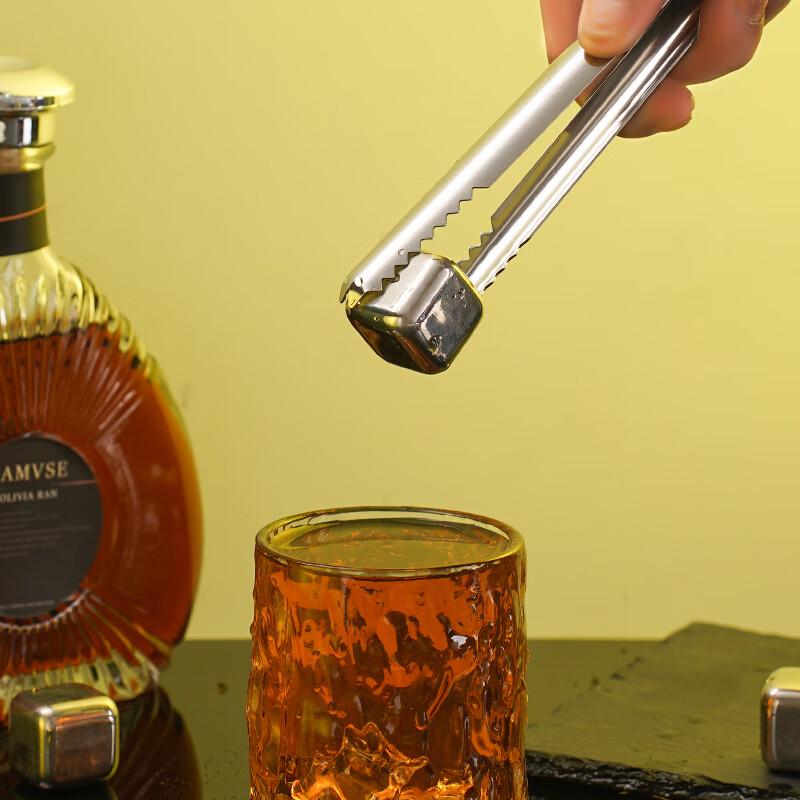 LONSAN 304 Stainless Steel Ice/Food Tongs