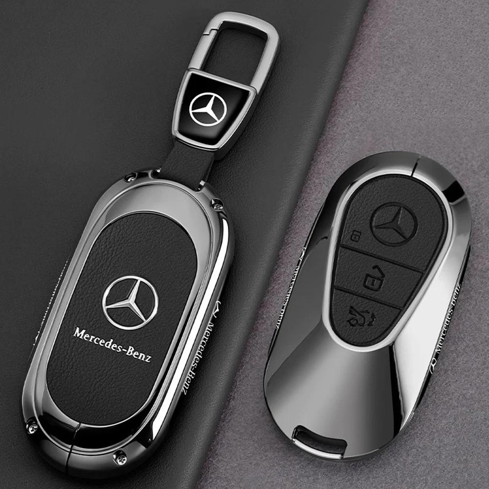SUG2 Car Key Case Cover For Mercedes Benz GLC CLA GLA AMG GLS GLA GLK CLS W204 W212 W176 Car Key Protection Shell