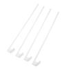 10Pcs Flag Holder Car Window Flagpole Clip-On Nation Support Poles Car Fix Flagpole Vehicle Flag Support Car Parade Flagpole