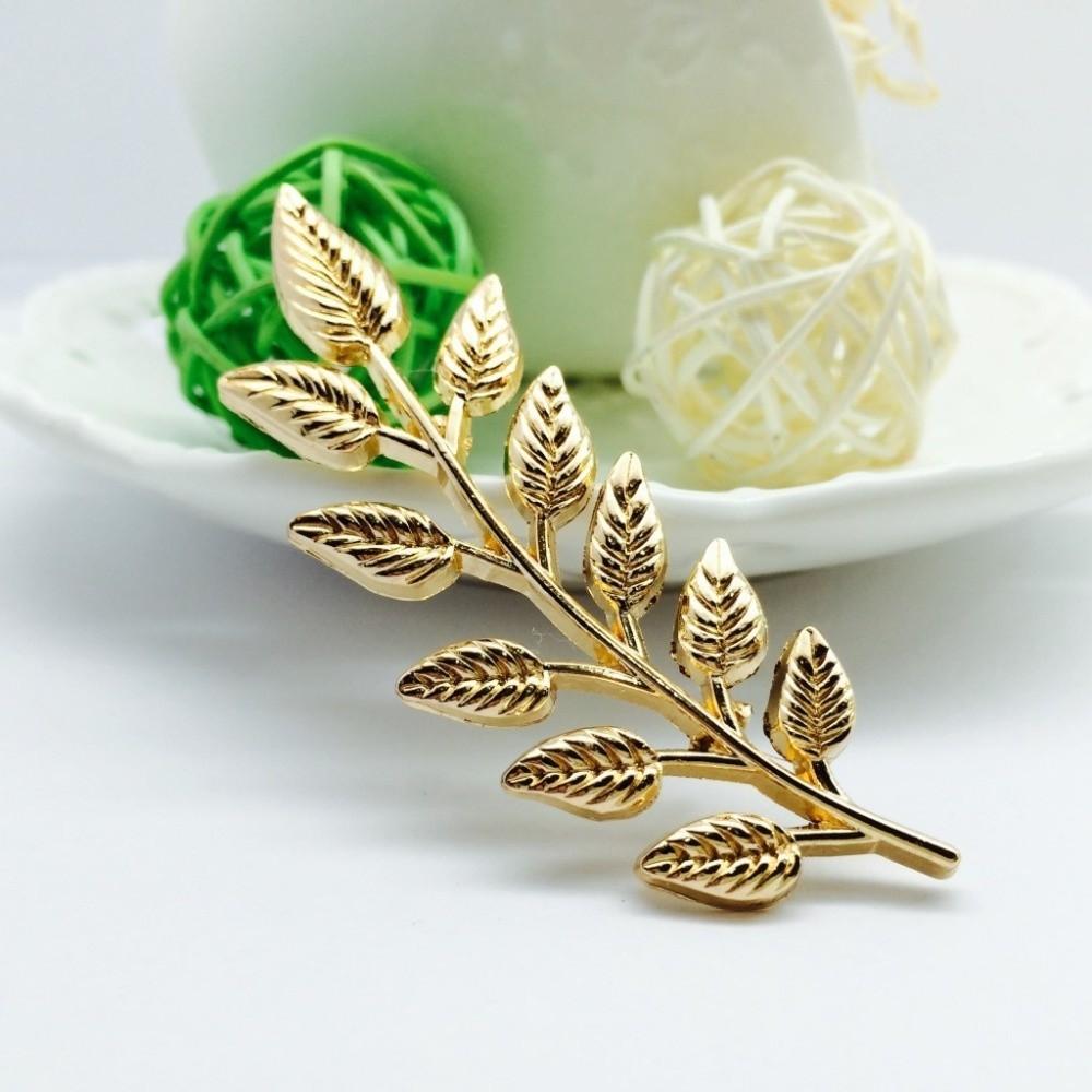 Gold Silver Collar Pin Rhinestone Brooch Collar Brooch New Vintage Sweater Pin  Clothing Accessory