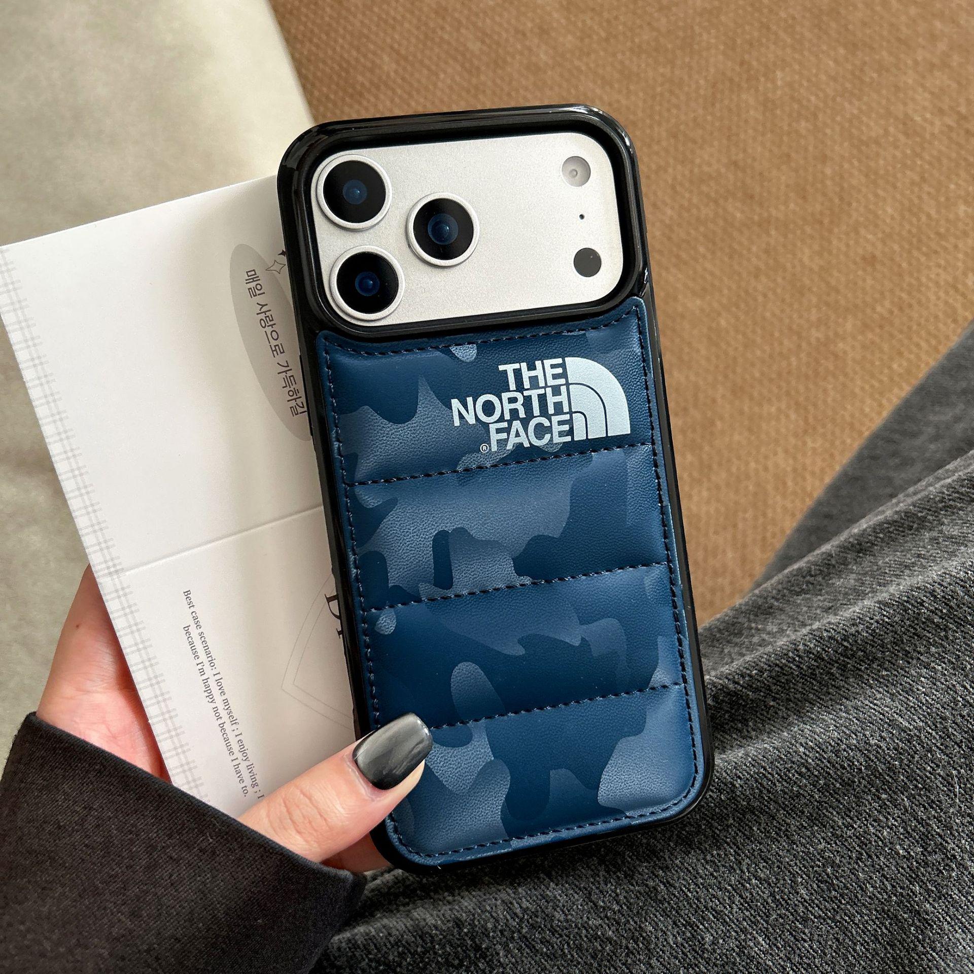 

Минималистичный чехол для телефона в стиле граффити для iPhone 14 Pro Max, 15 Pro, 16 Pro, 17 Pro Max - Защита от падений iPhone 17 Pro синий/леопардовый