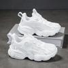 Kids' Breathable Mesh Rotating Buckle Sneakers Non-slip Chunky Casual Sports Shoes