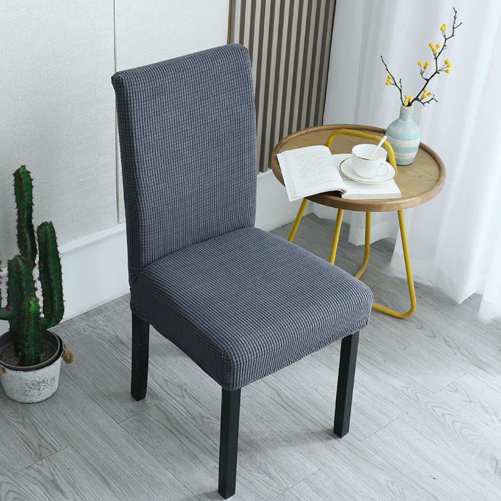 Household Stretch Chair Covers Washable Jacquard Corn Kernel Fabric Slipcovers Removable Seat Protectors For Living Room Chairs