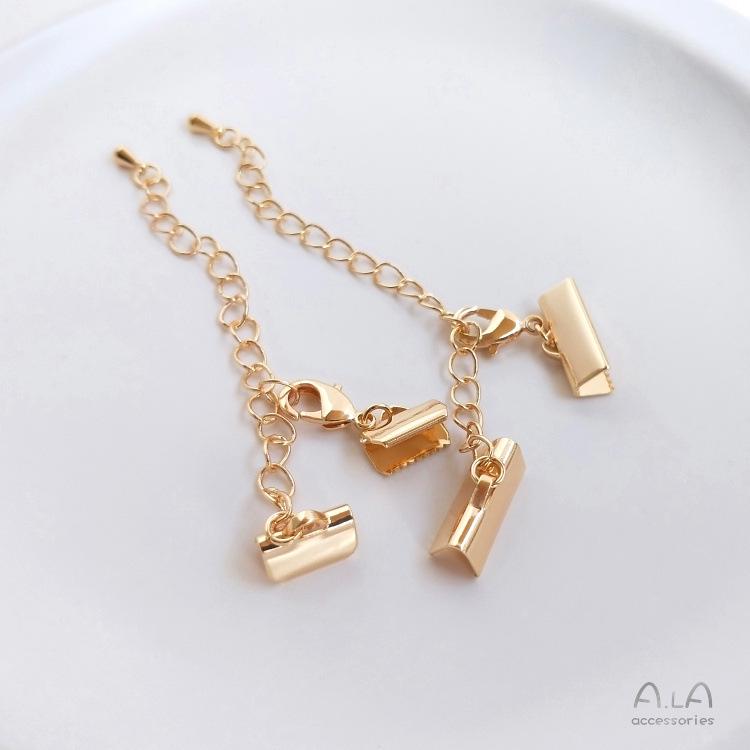 

Браслет/Ожерелье с застежкой-лобстером из меди с золотым покрытием 14 карат, с хвостовой цепочкой, ювелирный аксессуар 10mm Wide Clasp Set - 1 Set