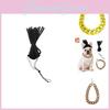 Stylish Pet Gold Chain Necklace With Funky Dog Dreadlock Wig Perfect For Halloween And Christmas Celebrations